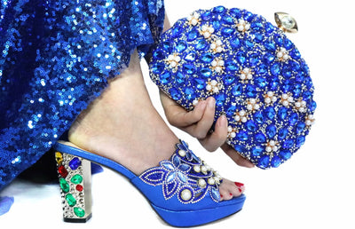 Conjunto Elegante de Bolso y Zapatos PU para Bodas y Eventos - Image 7