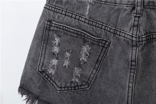 Shorts Vaqueros Holgados de Cintura Alta para Mujer - Image 11