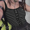 Bolso Bandolera Spice Girl Rayas Oscuro