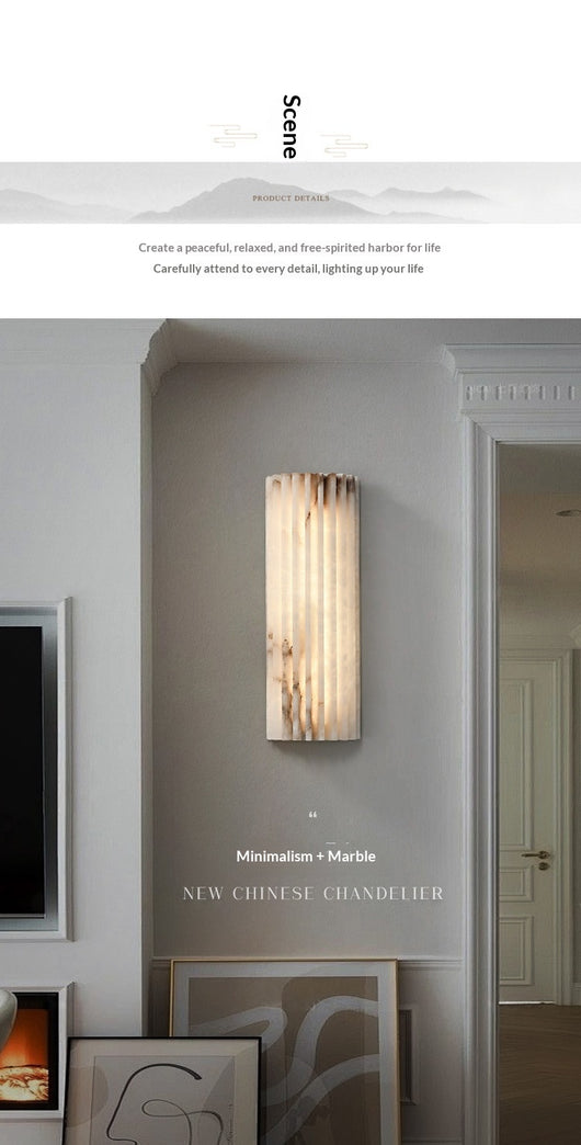 Lámpara de Pared Mármol Lujo Moderno para Habitación Hotel - Image 17