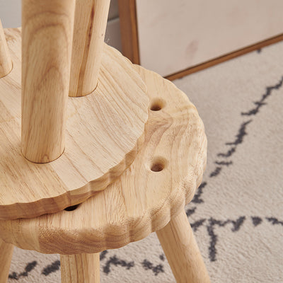 Banco de Madera Maciza Minimalista para Sala de Estar - Image 2