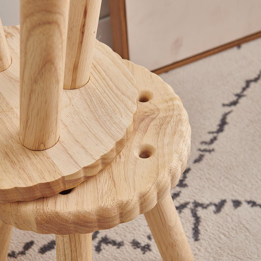 Banco de Madera Maciza Minimalista para Sala de Estar - Image 2