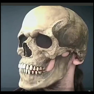 Máscara Cráneo Móvil 3D con Mandíbula Articulada - Disfraz Horror Profesional - Image 10