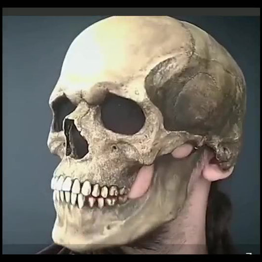 Máscara Cráneo Móvil 3D con Mandíbula Articulada - Disfraz Horror Profesional - Image 10