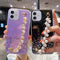 Funda Celular Efecto Cielo Estrellado con Baño de Oro