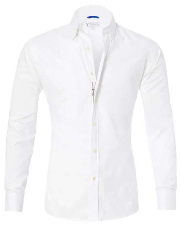Camisa Casual con Cierre y Botones - Diseño Moderno para Hombre - Image 13