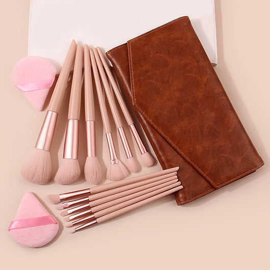 Set de 12 Brochas de Maquillaje Profesional Pelo Suave - Image 12