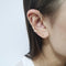 Aretes de Plata 925 Diseño Cuernos de Hada Mística