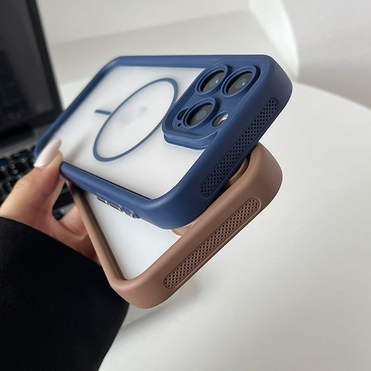 Funda Magnética para iPhone 17 con Acabado Mate y Protección Suave