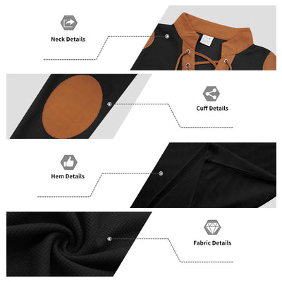 Camiseta Casual de Manga Larga con Cuello Ajustable - Image 29