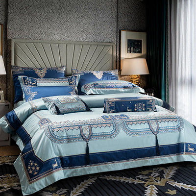Juego de Cama Algodón Pima Largo de Lujo Estilo Palacio - Image 11