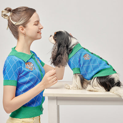 Suéter Cardigan Tigre Azul para Perros - Disfraz de Mascota - Image 2