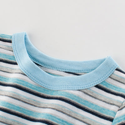 Playera Infantil de Rayas para Verano - Manga Corta - Image 9