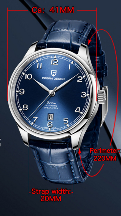 Reloj Mecánico para Hombre con Hebilla de Pasador y Calendario - Image 7