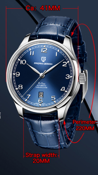 Reloj Mecánico para Hombre con Hebilla de Pasador y Calendario - Image 7