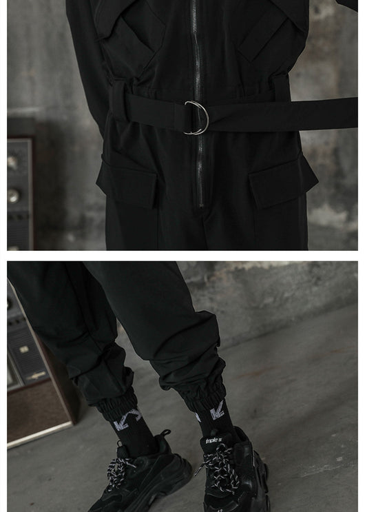 Overol Casual Retro Japonés para Hombre - Image 18