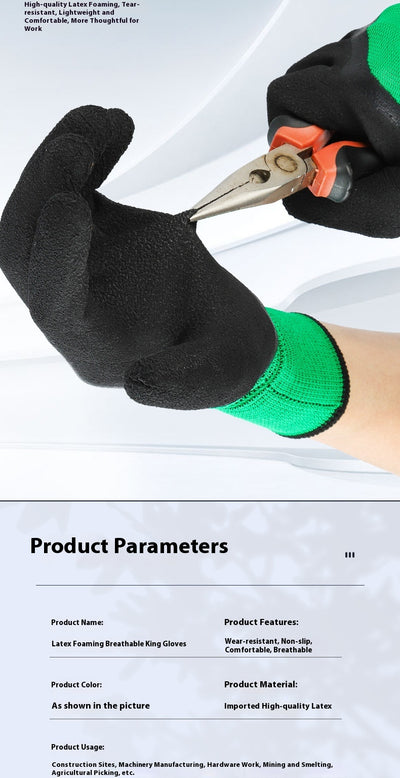 Guantes de Protección Laboral Resistentes con Agarre Antideslizante - Image 6