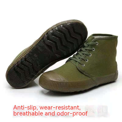 Zapatos de Protección Respirables Amarillo - Zapatillas de Goma Antideslizantes - Image 9