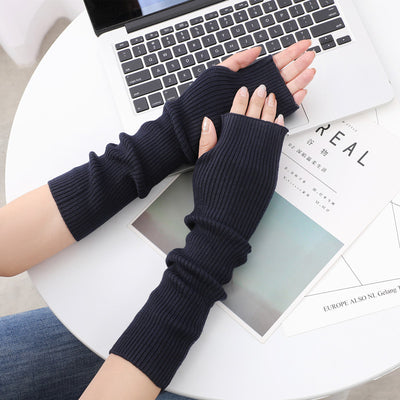 Guantes de Cachemira Mitones para Invierno - Diseño Liso y Elegante - Image 8
