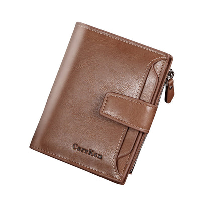 Cartera Corta para Hombre con Botón y Gran Capacidad - Image 17