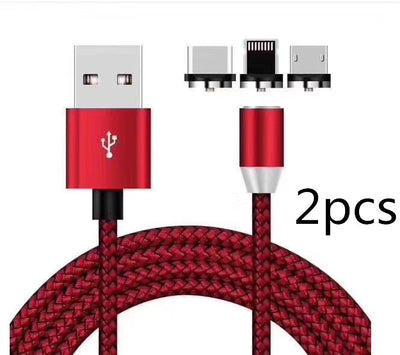 Cable de Carga Magnético Triple Conector USB-C para Android - Image 16