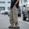 Calça Camuflada Masculina de Trabalho de Perna Larga