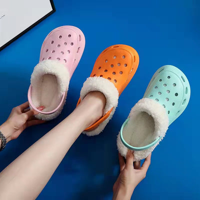 Pantuflas Invierno Mujer con Suela Gruesa y Velludo Desmontable - Image 17