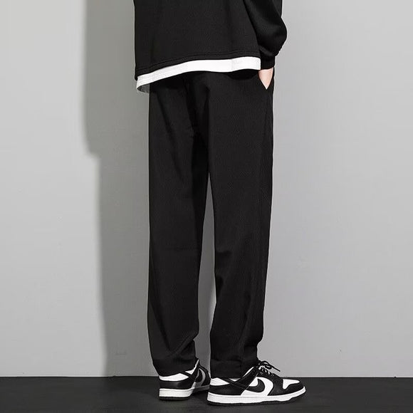 Pantalones Anchos Negro para Hombre - Primavera Otoño