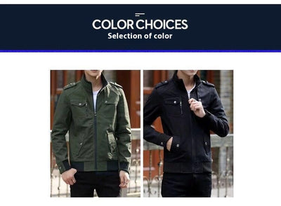Abrigo Coreano de Algodón para Hombre Talla Grande - Image 14