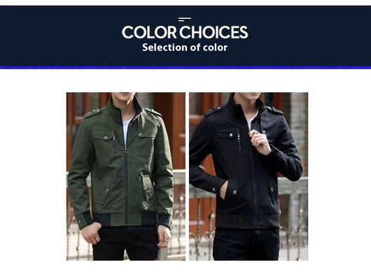 Abrigo Coreano de Algodón para Hombre Talla Grande - Image 14