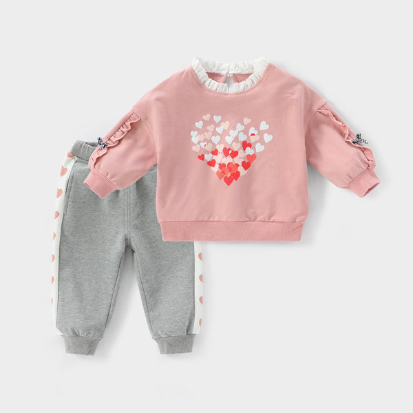 Conjunto Otoñal para Bebé Niña - Estilo Viral Tendencia