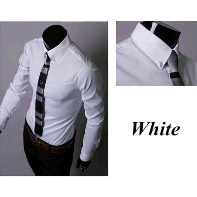 Camisas Ajustadas para Hombre con Diseño de Cuadros y Rayas Premium - Image 4