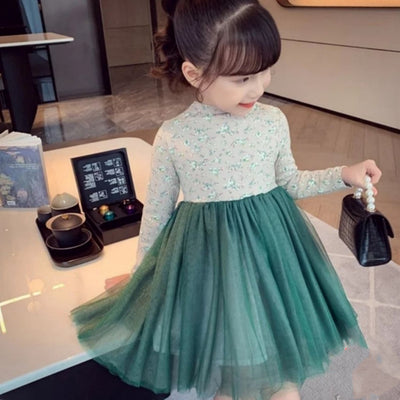 Vestido Princesa de Tul Coreano para Niñas - Image 3