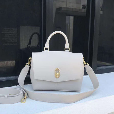 Bolso de Cuero Retro para Mujer con Asa al Hombro - Image 9