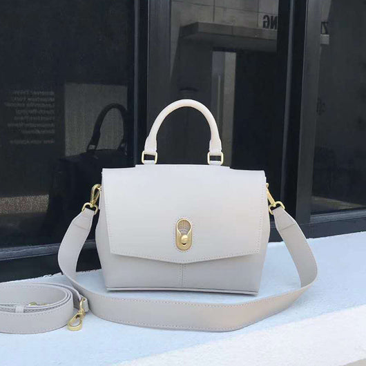 Bolso de Cuero Retro para Mujer con Asa al Hombro - Image 9