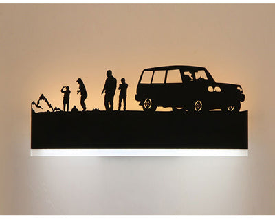 Aplique de Pared LED Nórdico con Fondo Acrílico - Image 7