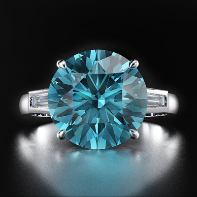 Anillo de Diamantes Tres Piedras para Mujer - Diseño Creativo - Image 11