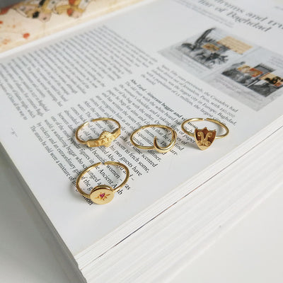 Anillo de Plata Esterlina 925 Diseño Creativo y Moderno