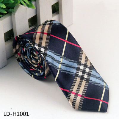 Corbata Casual de Poliéster y Seda Estampada para Hombre - Image 8