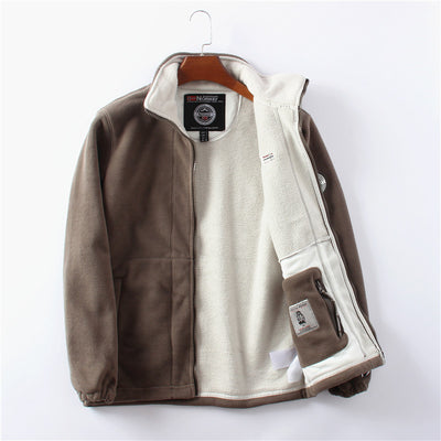 Chaqueta Polar Térmica Hombre Doble Cara Acolchada