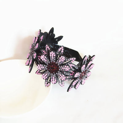 Pasador de Cabello con Flor de Cristales Brillantes - Image 17