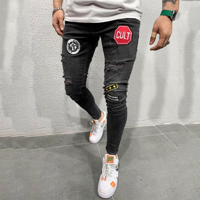 Jeans Rotos con Bordados Artesanales - Image 13