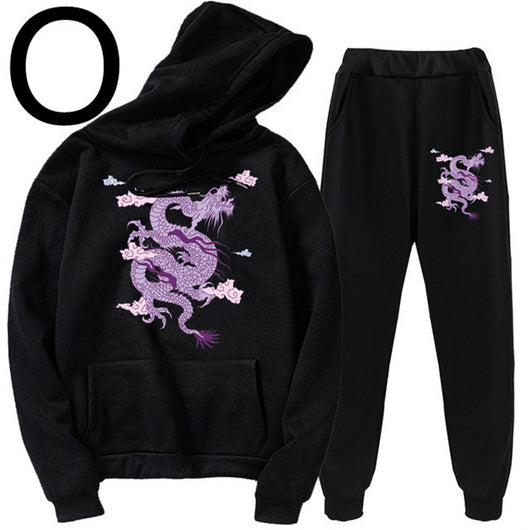 Conjunto Deportivo Estampado de Dos Piezas para Ocio y Actividad Física - Image 33