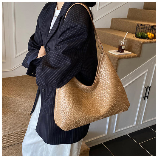 Bolso de Hombro Retro Premium para Mujer - Bolso Tejido de Gran Capacidad - Image 22