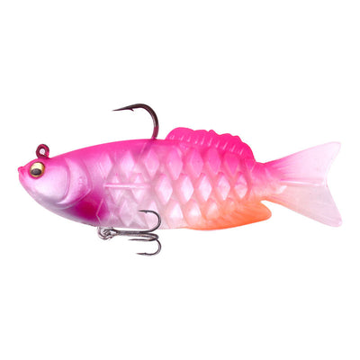 Señuelo de Silicona Ultrasuave Articulado con Cabeza Jig - Dark Sleeper para Pesca de Bajo - Image 4
