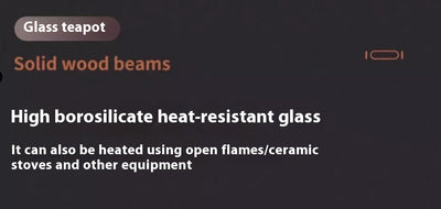 Tetera de Vidrio de Gran Capacidad Resistente al Calor - Image 11