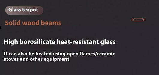 Tetera de Vidrio de Gran Capacidad Resistente al Calor - Image 11