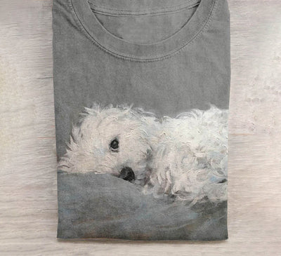 Camiseta Casual para Hombre con Estampado de Perro - Image 11