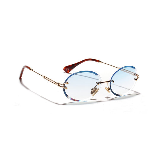 Gafas Ovaladas de Cristal sin Marco para Mujer - Image 2