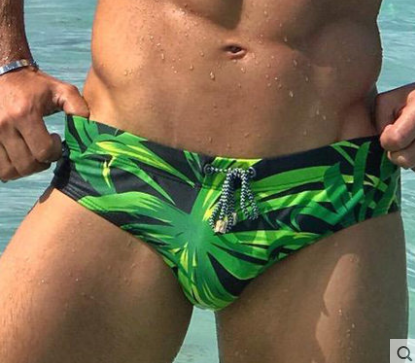 Bóxer de Baño Hombre Talle Bajo Sexy con Protección Antimicrobiana